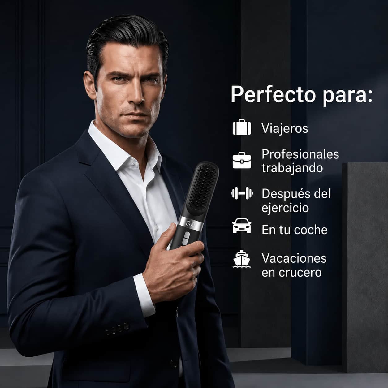 Cepillo Alisador de Calor